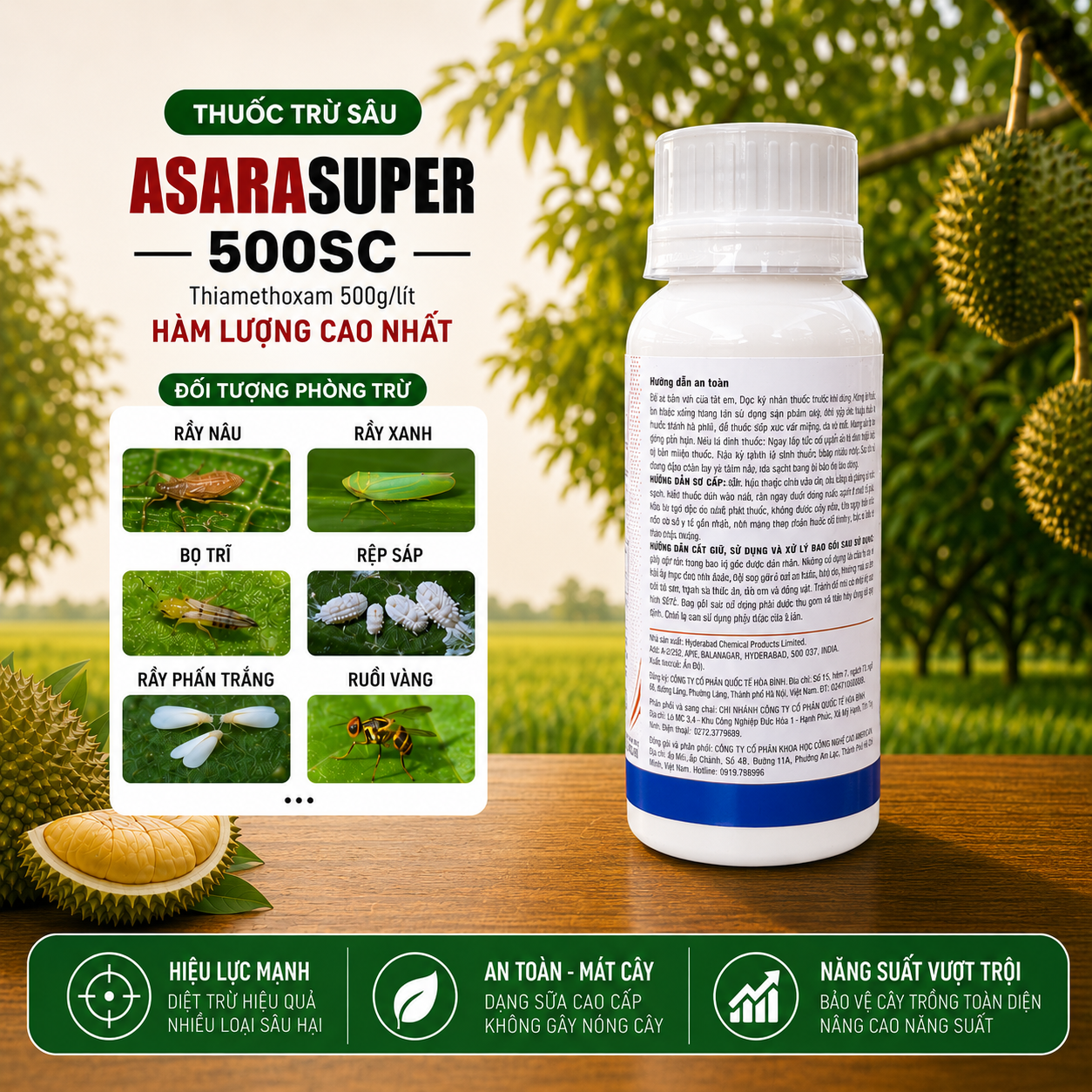 Asara Super 500SC - Chai 240ml